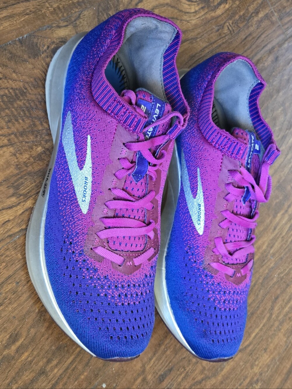 Brooks Womens Levitate 2 Size 10 Purple 1202791B520 Running Shoes Sneakers